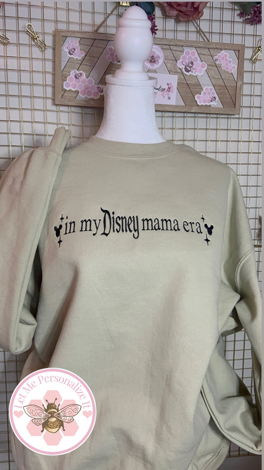 Disney era mama Embroidered Sweater