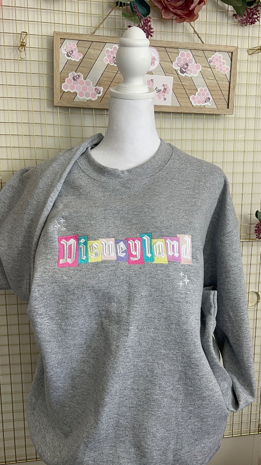 Retro Marquee Embroidered Sweater