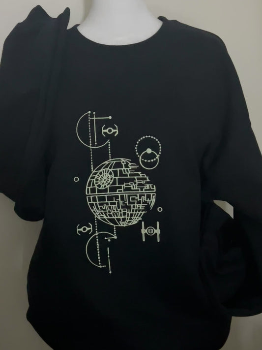 Death Star Glow in the Dark Sweater