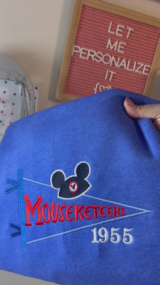 Blue Mousketeer Sweater